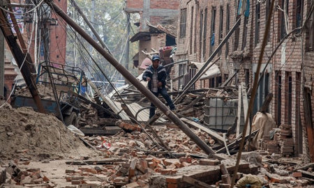 THE EARTHQUAKE IN NEPAL