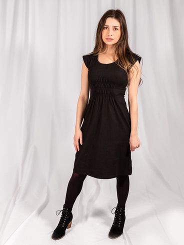 Artsy Traveler Dress - Black Denim