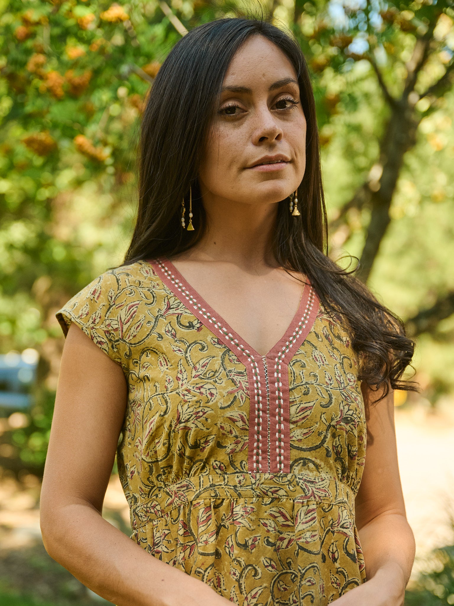 Jaya Dress Turmeric - Fair Trade Dresses | Mata Traders