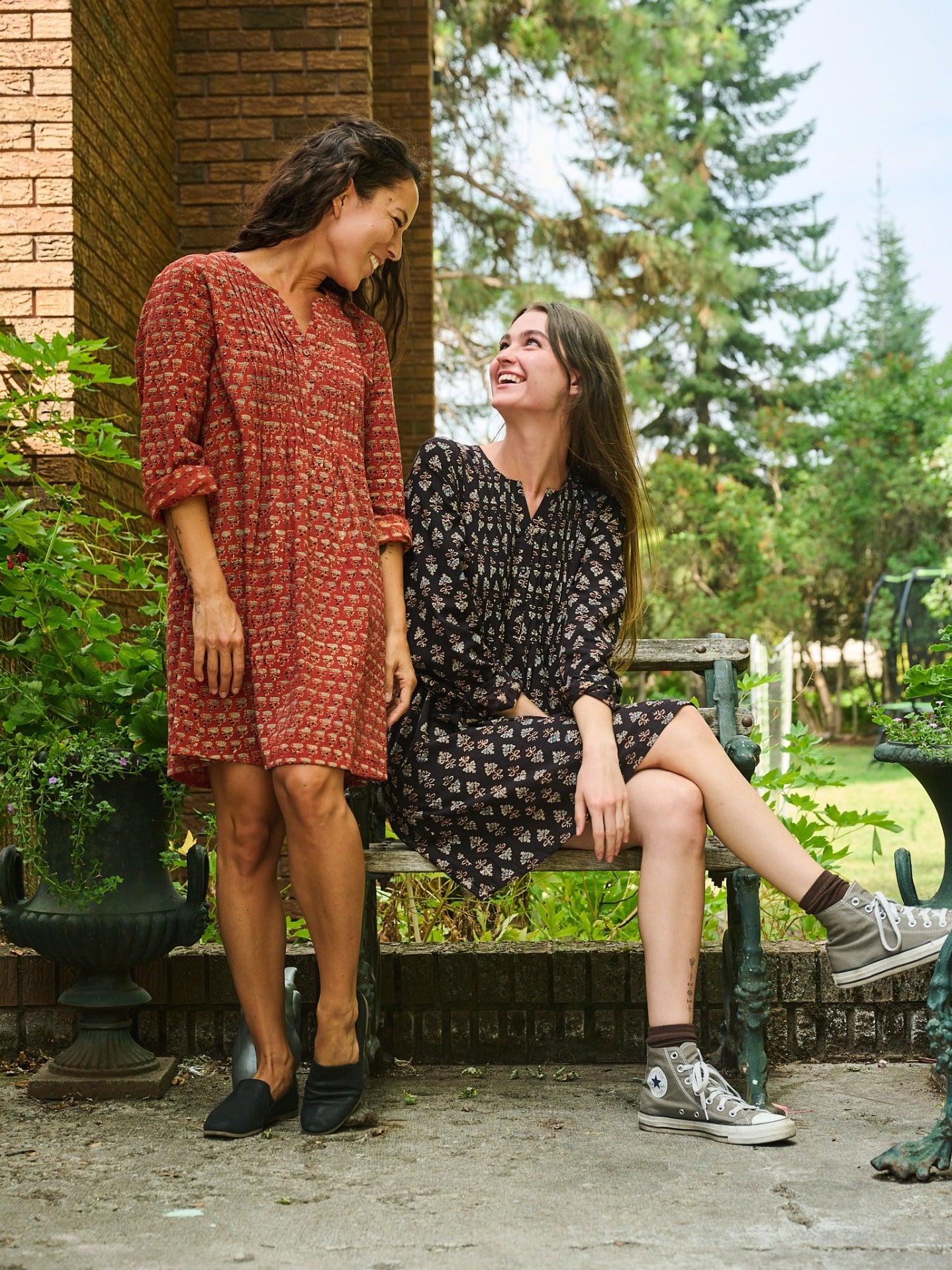 Victoria Tunic Dress Currant Red - Fair Trade Dresses | Mata Traders