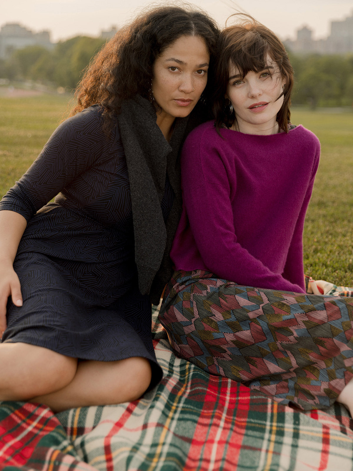 Women's Dottie Boatneck Pullover Sweater Magenta Cashmere | Fair