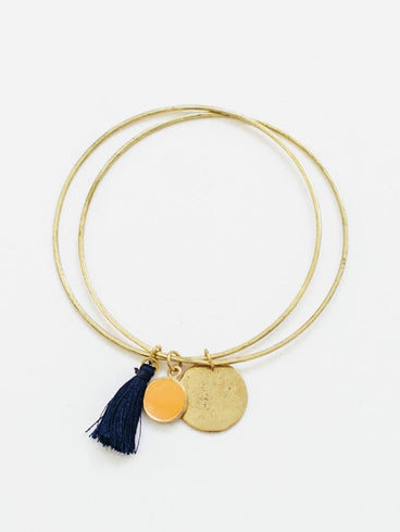 Tassel Charm Bracelet - Gold