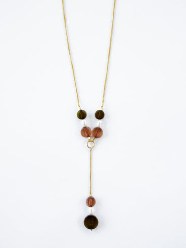 Mod Bead Necklace - Gold