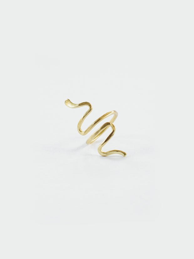 Serpentine Ring - Gold