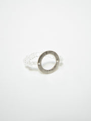 All Around Beaded Ring - Clear