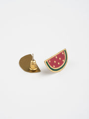 One in a Melon Studs - Gold