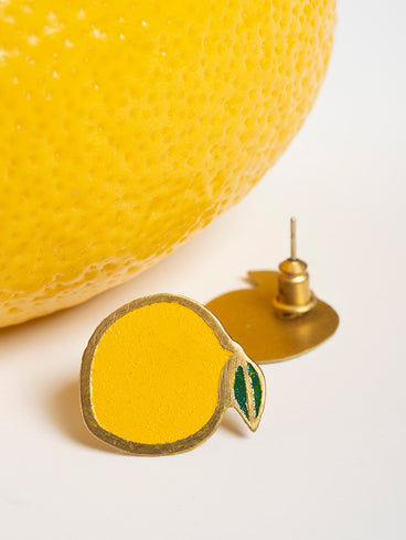 Lemon Studs - Gold