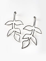 Fauna Wire Earrings - Silver