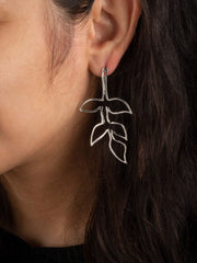 Fauna Wire Earrings - Silver