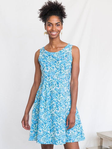 Vignette Dress - Blue Floral