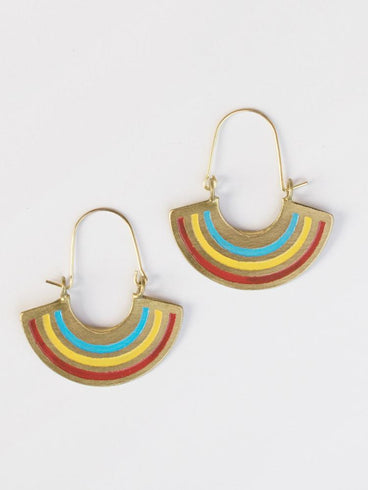 Petite Rainbow Earrings - Multi Color