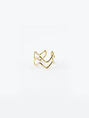 Squiggle Ring - Gold