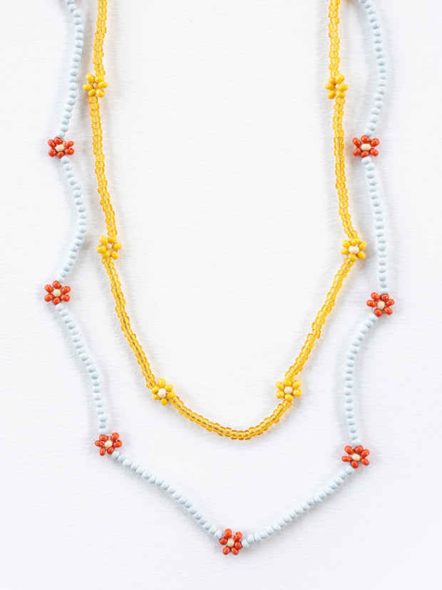 Aster Beaded Necklace - Multi