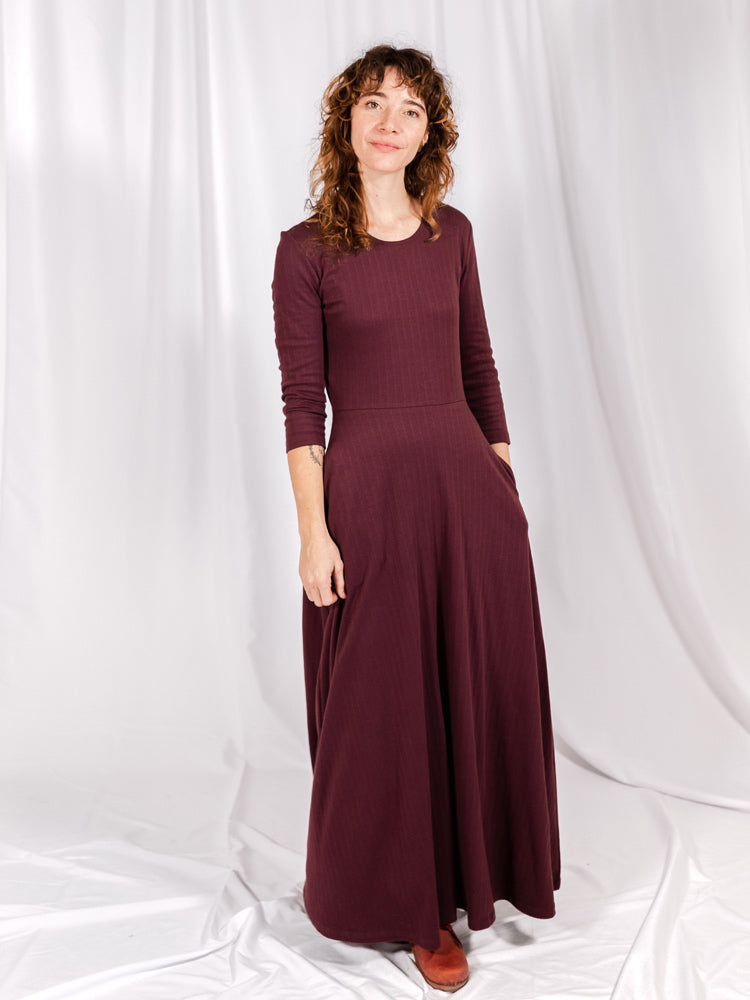 Eggplant 2025 maxi dress