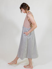 Lilah Dress - Gingham Stripe Mix