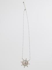 Ethereal Drop Necklace Silver