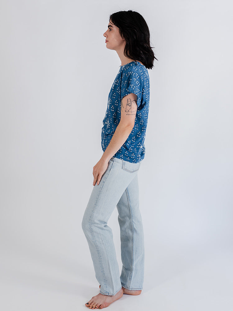 MAATEE&SONS チグハグWESTERN FADE( INDIGO MAATEE & SONS Western , Fade Indigo – Navyblue