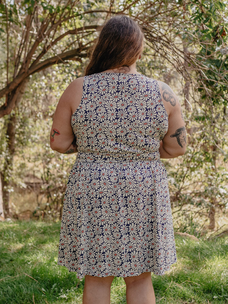 Asheville Plus Size Dress Matisse Navy - Fair Trade Dresses | Mata