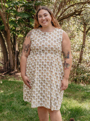Sydney Sleeveless Plus Size Dress - Marigold