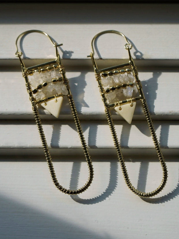 Maya Hook Earrings Gold