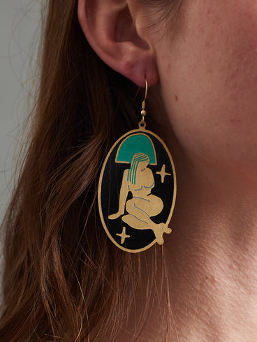 Curio Earrings - Gold