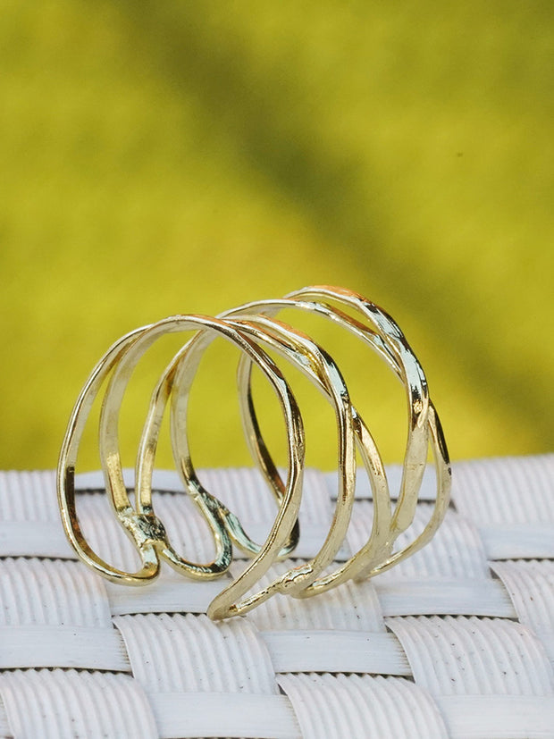 Wind And Water Ring - Gold