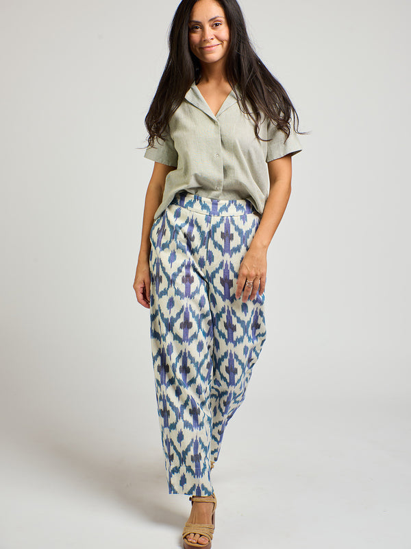 Tabitha Pant - Seashore Ikat