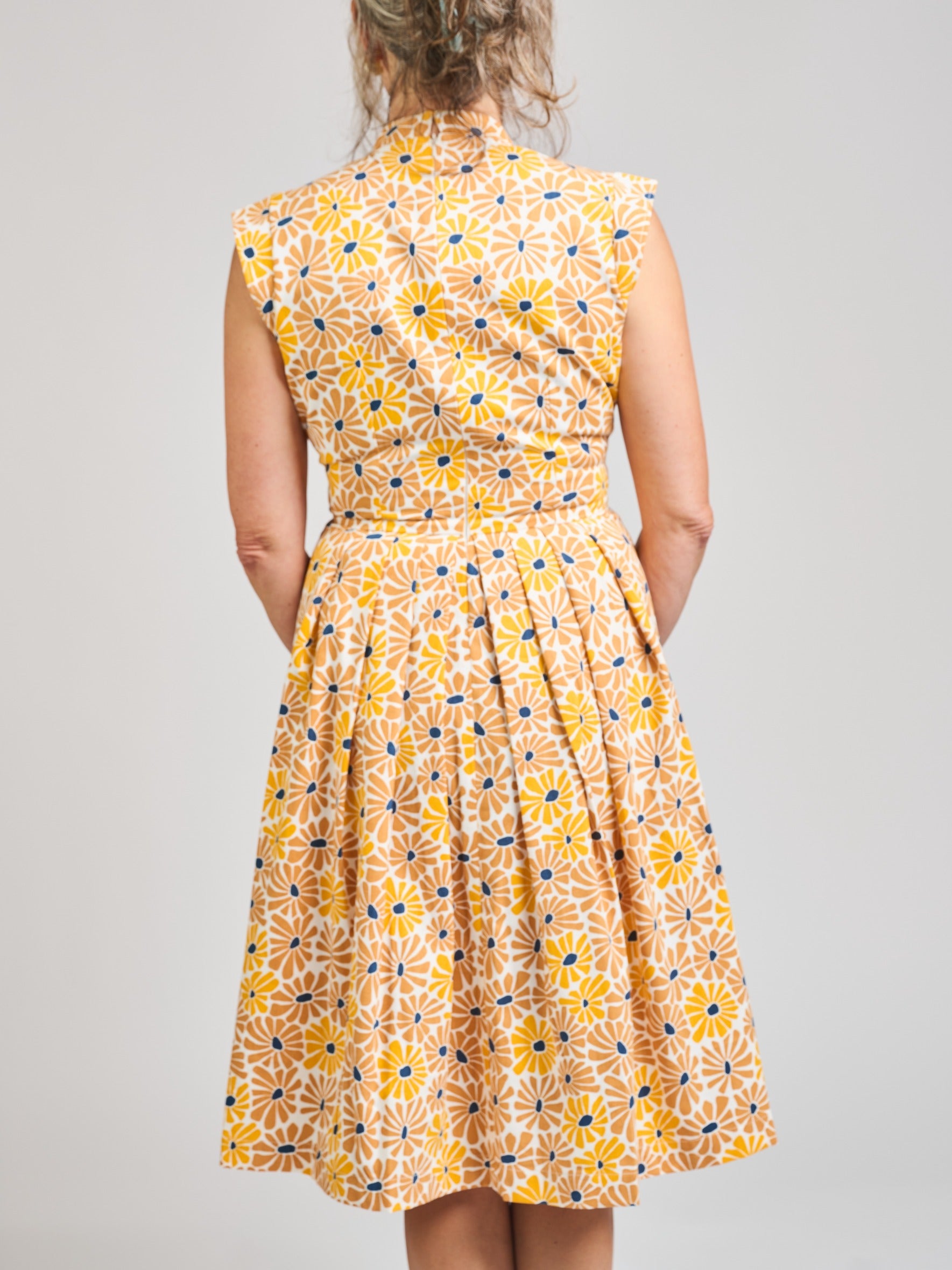 Lucille Dress Sunny Floral - Fair Trade Dresses | Mata Traders