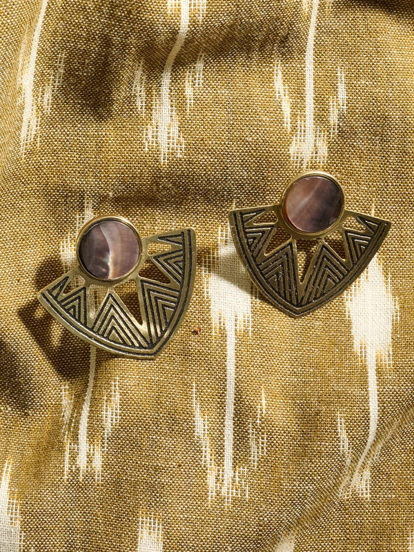 Astral Point Studs Gold