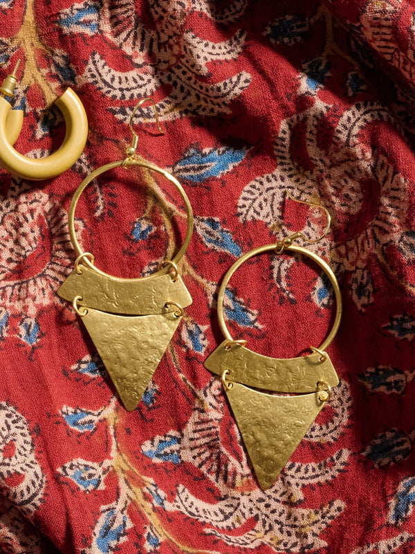 Stacked Sunra Earrings Gold