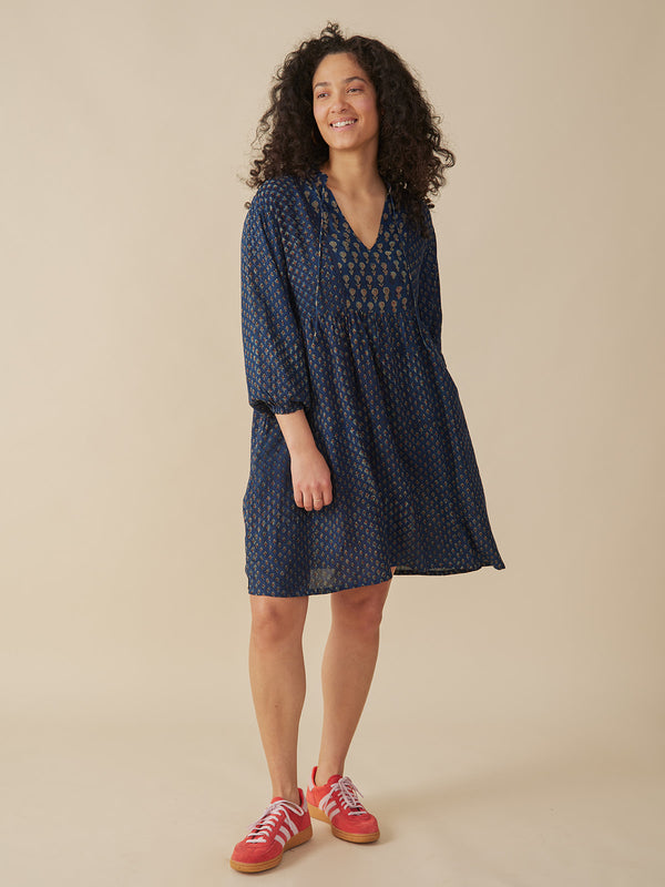 Sohla Mini Dress - Midnight Floral Mix