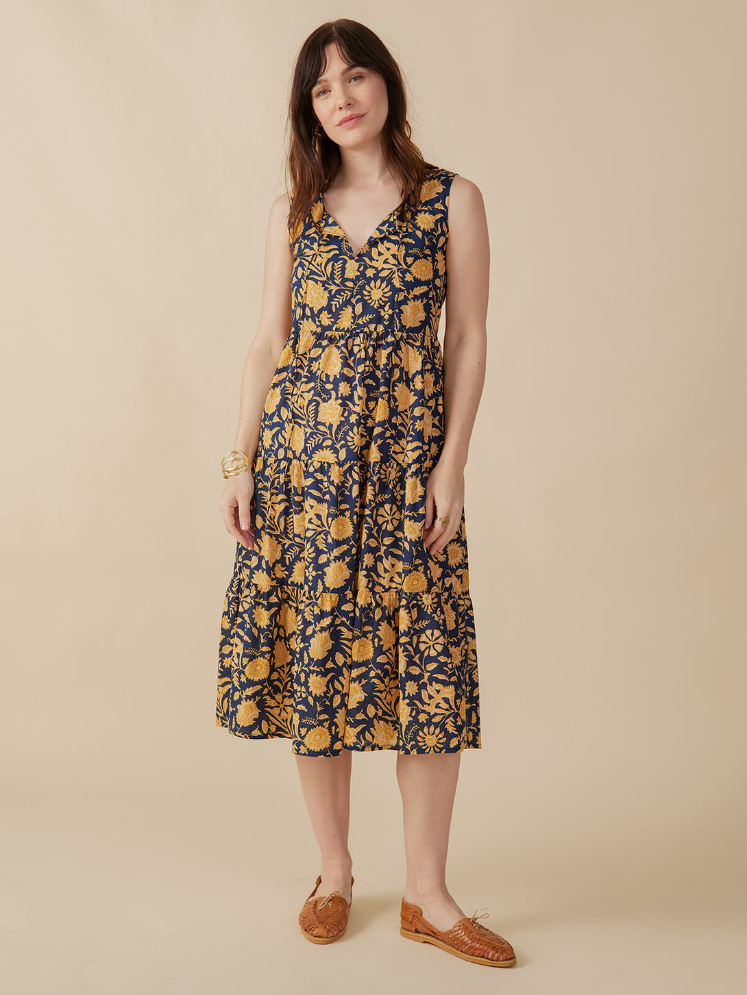 Thais Tiered Sleeveless Dress