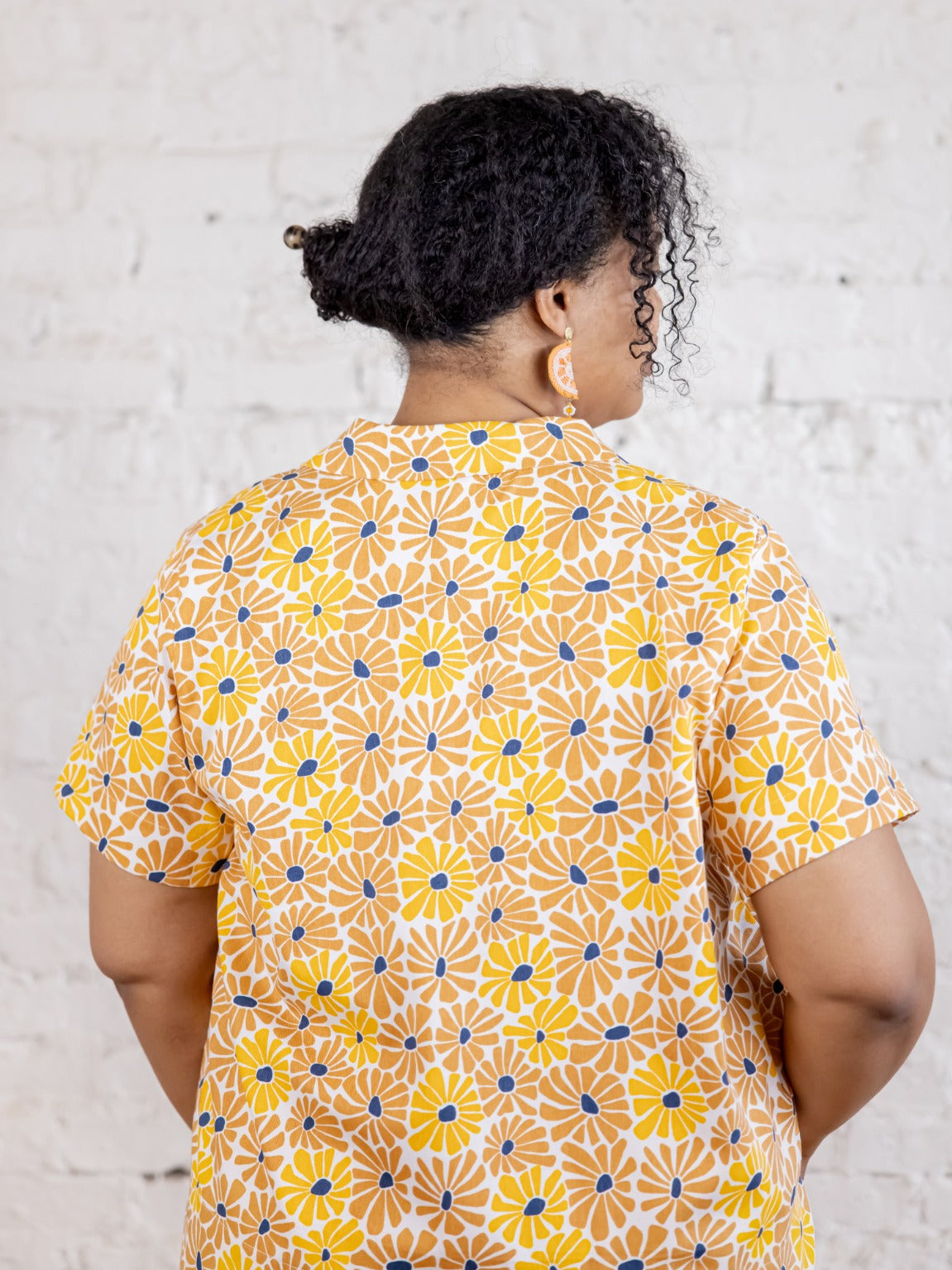 Camp Plus Size Shirt Sunny Floral - Fair Trade Dresses | Mata Traders