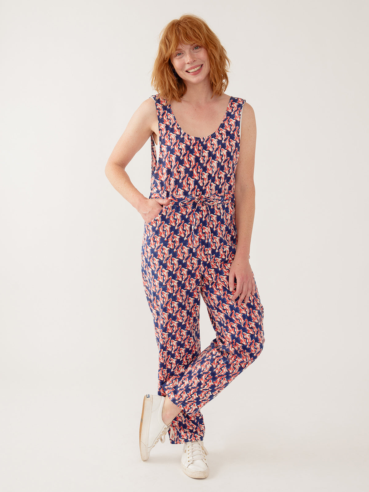 Women's Julia Jumpsuit Koi Pond | Fair Trade | Mata Traders