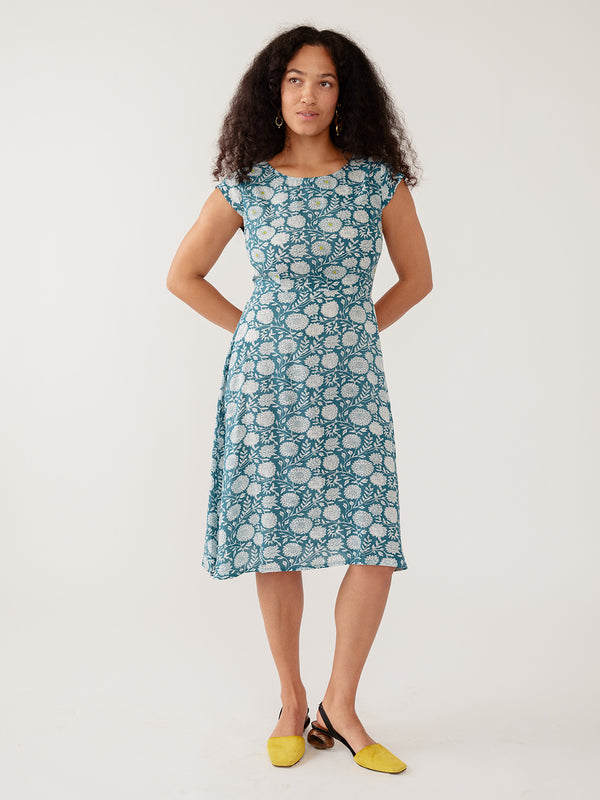 Cotton Fit & Flare Dresses for Women| Ethical Fashion | Mata Traders Cotton Fit & Flare Dresses for Women| Ethical Fashion | Mata Traders