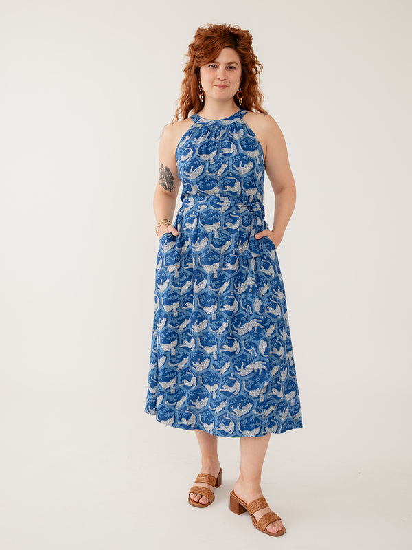 Cotton Fit & Flare Dresses for Women| Ethical Fashion | Mata Traders