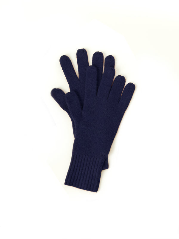 Cashmere Gloves - Navy Cashmere