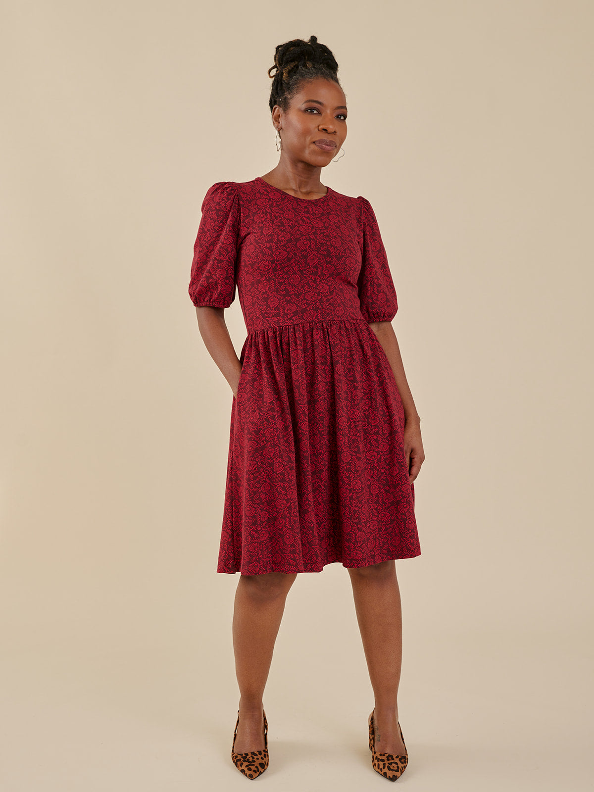 Cotton Fit & Flare Dresses for Women| Ethical Fashion | Mata Traders