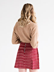 Harper Skirt Crimson