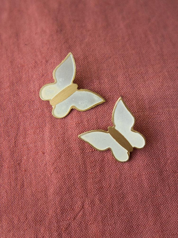Butterfly Studs Gold