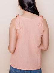 Two Way Tank Pink Linen