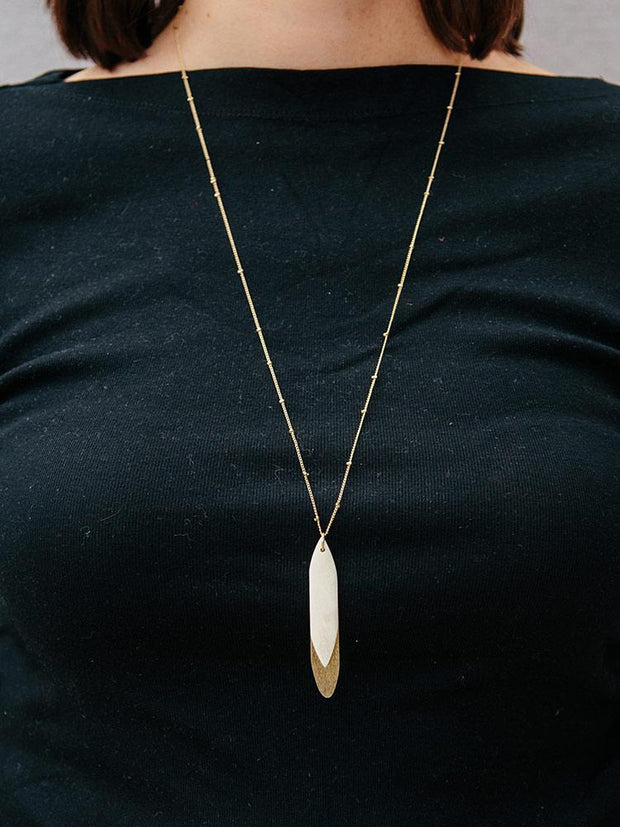 Sona Necklace White