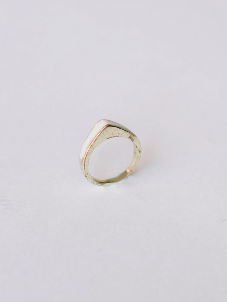 Apex Ring White - Fair Trade Jewelry | Mata Traders