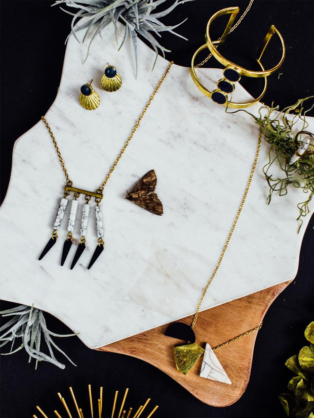 Huntress Necklace Navy
