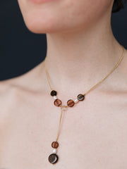 Mod Bead Necklace Gold