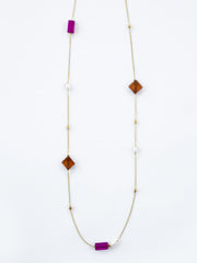 Cubist Necklace - Amber