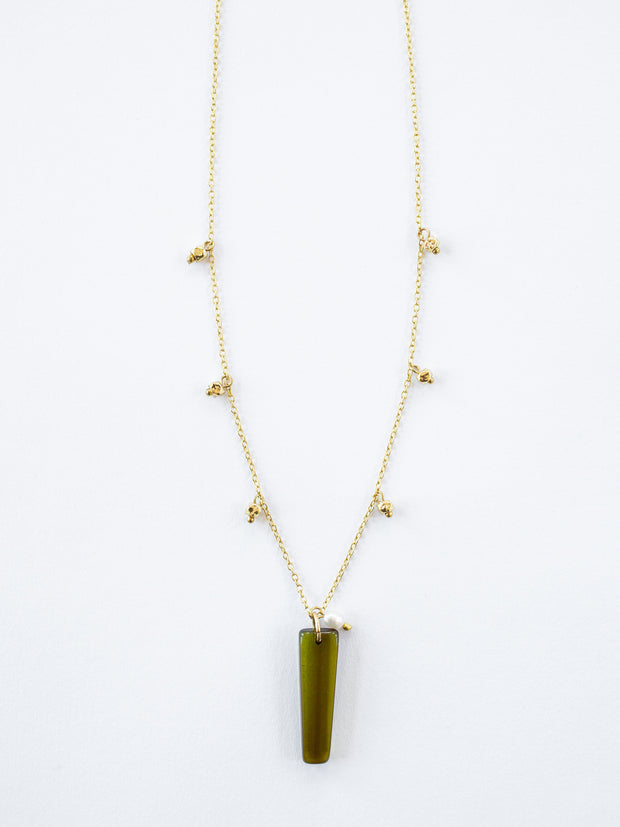 Kendall Necklace Green