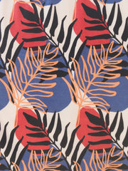 Montrose Tie Plus Size Dress Layered Palms Peach