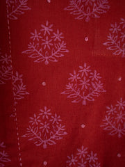 Sohla Mini Dress Floral Stamp Red