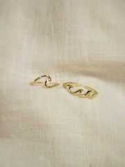 Swell Ring Set Gold
